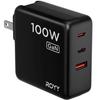  Royy 100W PD快充 氮化镓充电器 双typec/usb三口电源适配器