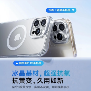  TORRAS/图拉斯 散热磁吸 手机壳  透明 PC