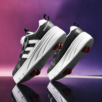 SEMBOSK暴走鞋儿童休闲鞋女童鞋四轮爆走鞋隐形溜冰鞋儿童运动鞋 398黑色 32码