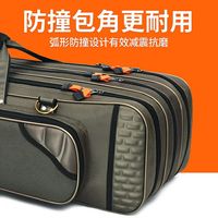 庭辉 鱼竿包渔具包杆包大容量渔具收纳包多功能防水钓鱼手提伞包轻便型
