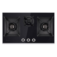 富士帝 嵌入式燃气灶肖特玻璃大火力三眼灶台JZT-FH700