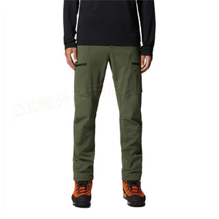 Mountain Hardwear山浩软壳长裤男户外防风运动裤MHW Chockstone Alpine 黑色短款2091871-010 S 身高170
