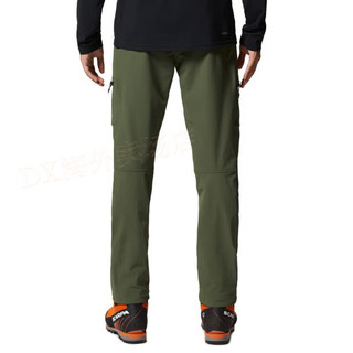 Mountain Hardwear山浩软壳长裤男户外防风运动裤MHW Chockstone Alpine 黑色短款2091871-010 S 身高170