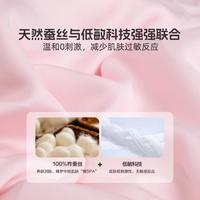 婴幼儿A类60支天丝低敏100蚕丝夏被夏凉被可机洗薄被子双人