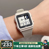 CASIO 卡西欧 手表 复古小方块虚拟指针休闲时尚电子百搭情侣表情人节礼物 LF-20W-8A