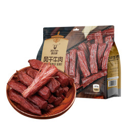 科尔沁 手撕风干牛肉干内蒙古特产肉  五香味208g