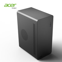 京品鹿宏碁acer M5提手机箱商务办公简约便携台式机手提迷你桌面机箱电脑小机箱matx主板USB3.0品牌加厚 宏碁U200黑(MATX主板/25.5CM卡)