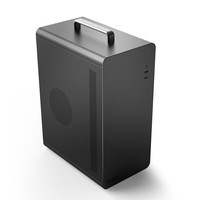 京品鹿宏碁acer M5提手机箱商务办公简约便携台式机手提迷你桌面机箱电脑小机箱matx主板USB3.0品牌加厚 宏碁U200黑提手(MATX主板/25.5CM卡)