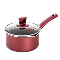 炊大皇奶锅不粘锅汤锅泡面锅煮奶锅婴儿辅食锅热奶锅电磁炉明火通用 16cm（不带盖）