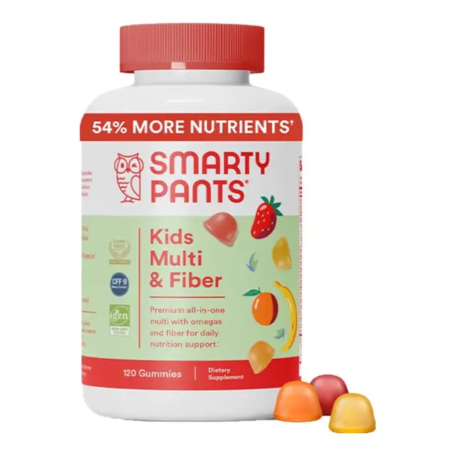 SmartyPants 儿童膳食纤维营养软糖 120粒 混合水果味