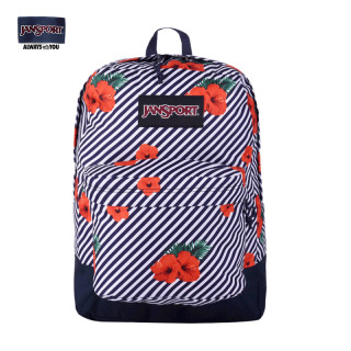 JANSPORT 印花集合女书包男高中双肩背包轻便户外通勤电脑包