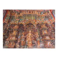 3D-JP古建筑文化艺术平面拼图1200片客厅插画山西小西天千佛庵H4055