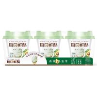 蒙牛 每日鲜酪牛油果希腊酸奶低温酸奶100g*3杯