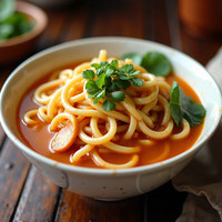 陈克明 早餐速食乌冬面 非油炸方便湿面 乌冬面北海道袋装200g*8包 混搭酱包(默认对半)