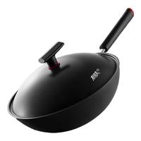 苏泊尔(SUPOR)有钛铁不粘 炒锅铁锅32cm无涂层燃气灶电磁炉炒菜锅HC32YT1 【免开锅】有钛铁不粘 32cm