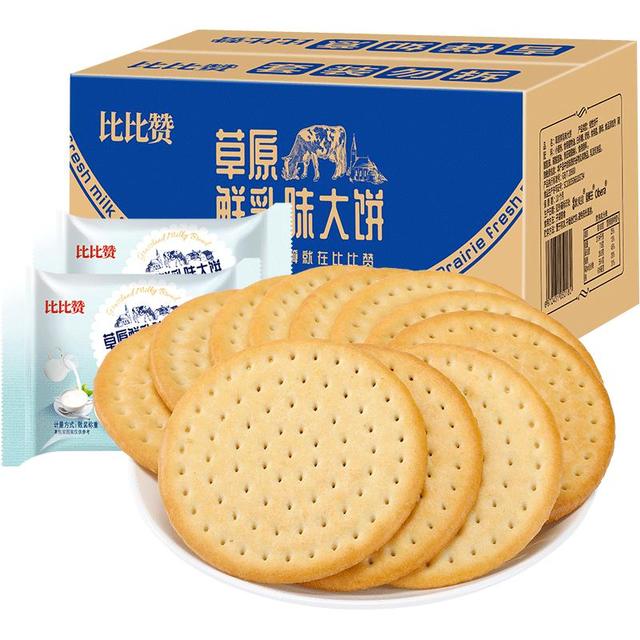 比比赞 草原鲜乳味大饼 1kg