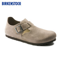 BIRKENSTOCK 勃肯 London系列 男女款牛皮绒面革时尚舒适低帮休闲鞋 BSLOND141_0jTnrq