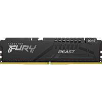 金士顿 FURY Beast DDR5 5200MHz 台式机内存 马甲条 黑色 8GB KF552C40BB-8
