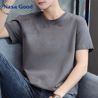 NASA GOOD 纯棉圆领宽松 男士T恤