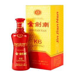 剑南春 金剑南 K6 52%vol 浓香型白酒 500ml 单瓶装