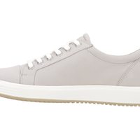 ECCO 爱步 女性 Soft 7 Tie 时尚运动鞋 舒适 运动鞋 Grey Rose Nubuck 尺码7-7.5