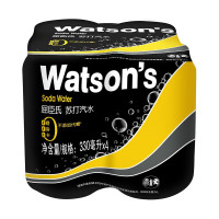 watsons 屈臣氏 苏打汽水 气泡水饮料 原味330ml 8罐