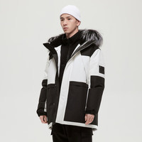 GXG男装商场同款都市户外系列“三明治”羽绒服