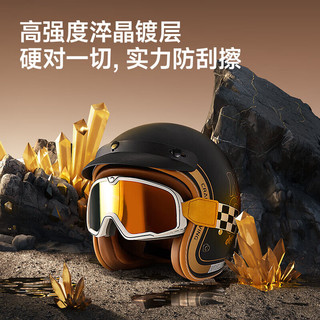 W&P 3C认证复古风镜摩托车头盔