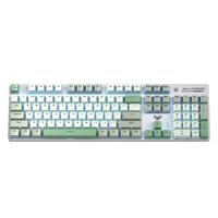 AULA 狼蛛 S500 104键 有线键盘 复古三拼-冰蓝光-茶轴