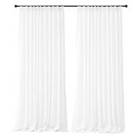 百叶纱窗纱窗帘遮光卧室挂钩款/穿孔款透光不透人窗纱四季可用