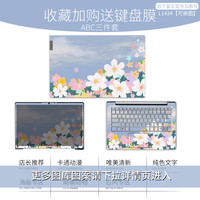 龟斗士 笔记本电脑贴纸适用于联想小新air14保护膜pro16惠普戴尔14pro天选4全套外壳贴膜15.6寸华为matebook硕R9000p