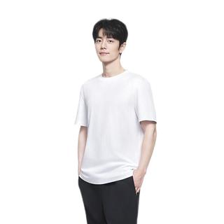 猫人 冰丝长绒棉速干 黑色 3XL 男士T恤