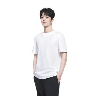 猫人 冰丝长绒棉速干 黑色 3XL 男士T恤