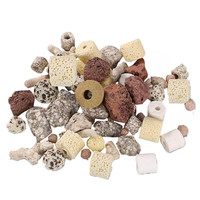 SQG鱼缸过滤材料细菌屋陶瓷环火山石水族箱净水多合一培菌滤材 倍效多合一标准版1斤装【带网袋】