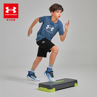 安德玛童装儿童运动短裤2025夏季男童五分裤休闲百搭大童中裤 黑色