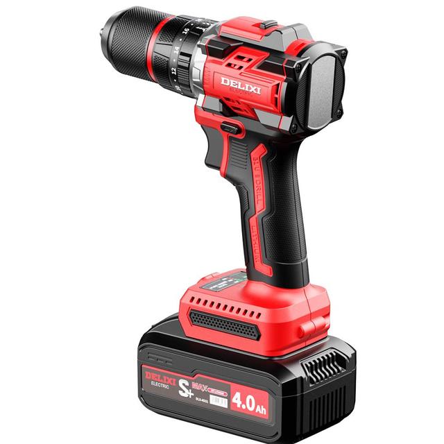 德力西 21V无刷大扭力锂电钻充电式电起子家用电动螺丝刀多功能工具组套