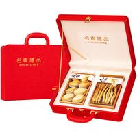 甄菌子山珍海味鲍鱼双拼95g长白山人参干货滋补礼盒送品长辈 山珍海味丨人参鲍鱼丨90g