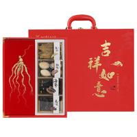 甄菌子山珍海味五拼90G海参鲍鱼胶人参干货滋补东北礼盒家长辈 大颗人参 丨五拼丨90g