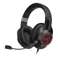 移动端、京东百亿补贴：漫步者 HECATE G2 专业版 耳罩式头戴式动圈有线耳机 黑色 USB口