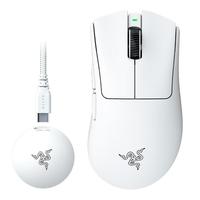 移动端、京东百亿补贴：雷蛇 炼狱蝰蛇 V4 PRO 2.4G无线鼠标 45000DPI 白色