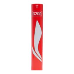 李宁 G200鹅毛羽毛球经济实惠飞行稳定77速12支装AYQR014 G200 77速 1筒