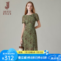 經典故事 JANE STORY 女士浪漫玫瑰印花连衣裙 2025年新款