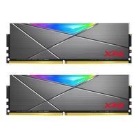 ADATA 威刚 XPG系列 龙耀 D50 DDR4 3600MHz RGB 台式机内存 灯条 钛灰 32GB 16GB*2