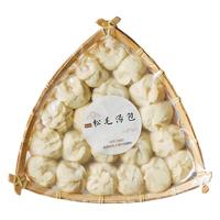 三关六码头 嘉兴特产松毛汤包早餐夜宵半成品包子灌汤小笼包速冻食品土猪肉包 土猪肉松毛汤包340g*1袋 约21枚