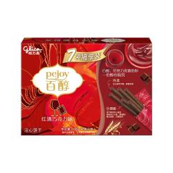 pejoy 注心饼干 红酒巧克力味 126g