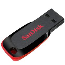 闪迪 酷系列 酷刃 CZ50 USB 2.0 U盘 黑色 32GB USB-A