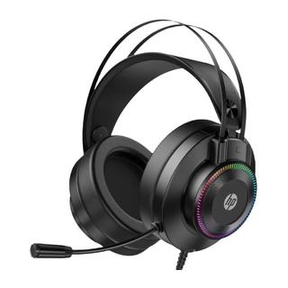 HP 惠普 GH10 耳罩式头戴式有线耳机 黑色 3.5mm USB-A