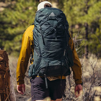 GREGORY格里高利 PARAGON无界 25年 男款轻量化户外登山包旅行双肩包 60L-黑色MD/LG