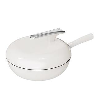 Joyoung 九阳 CF32-C722 0氟炒锅(32cm、不粘、钛景瓷、甜白色)