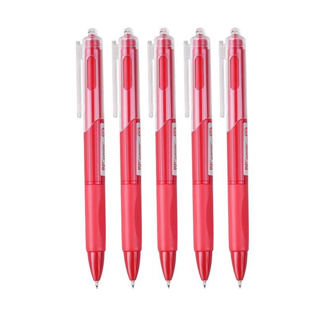 真彩 ZC110 ST笔尖 红色 0.5mm 中性笔 5支装